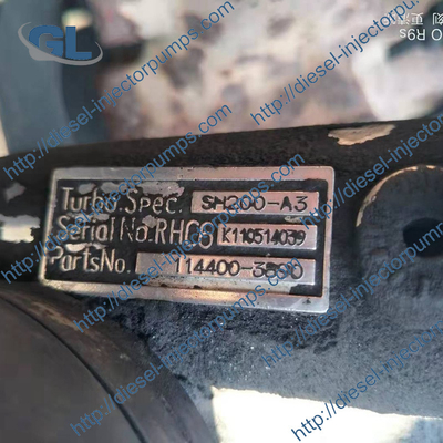 RHG6 νέος στροβιλοσυμπιεστής 1144003890 1-14400-3890 για JCB τη γη που κινείται για SUMITOMO sh200-3 εκσκαφέας 6BG1