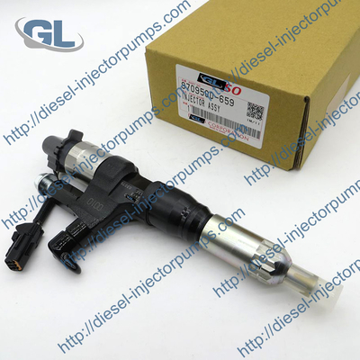 Γνήσιος εγχυτήρας 095000-6593 ραγών diesel κοινός 9709500-659 23670-E0010 για HINO 500 J08E